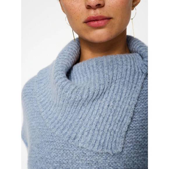 NEW BROCHU WALKER elian pullover in lucia blue melange - Picture 5 of 5